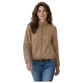Moncler Amaran Chaqueta Cortavientos con Capucha de Nylon - Beige