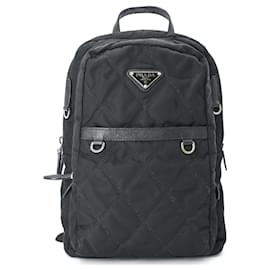 Prada Rucksack aus Nylon Schwarz