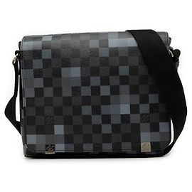 Sac à bandoulière Louis Vuitton Damier Graphite Pixel District PM