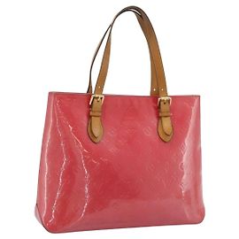 LOUIS VUITTON Monogram Vernis Brentwood Tote Bag Fran Boise M9151F Auth BA14695