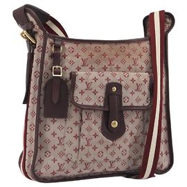 LOUIS VUITTON Monogram Mini Buzas Marie Kate Bag Rosso M92321 LV Auth BA14657