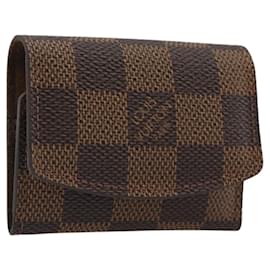 LOUIS VUITTON Damier Ebene Cuff Case LV Auth 195159