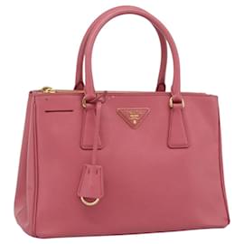 Borsa PRADA Galleria in pelle Saffiano Pink Gold Auth 194716A