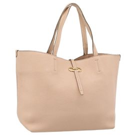 Borsa Tote Salvatore Ferragamo Gancini in pelle rosa oro autentica gh2313