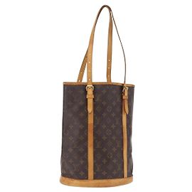 LOUIS VUITTON Borsa a Spalla Monogram Bucket GM M42236 LV Auth bs36413
