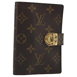 LOUIS VUITTON Monogram Agenda Koala PM Planner Cover Orange R21015 Auth 194629A