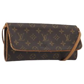 LOUIS VUITTON Monogram Pochette Twin GM Shoulder Bag M51852 LV Auth bs36568