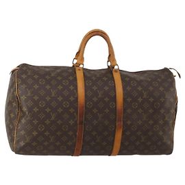 LOUIS VUITTON Monogram Keepall 55 Borsa Boston Vintage M41424 LV Auth 192279