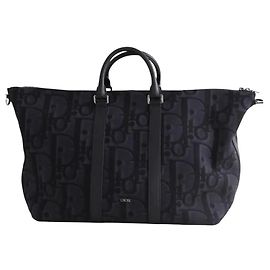 Dior Sac de voyage affaire Weekender 400 Nero Tessuto