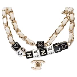 Bolso CHANEL Timeless/Classique en Cuero Blanco - 103771 - Chanel