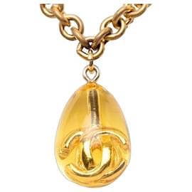 Chanel Coco Mark Statement-Halskette mit langer Kette