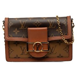 Louis Vuitton Monogram Reverse Portefeuille Dauphine Umhängetasche