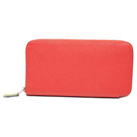 Cartera larga de seda Azap de Hermès