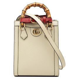 Mini borsa tote Gucci Bamboo Diana