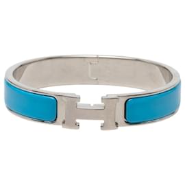 Bracelet jonc émaillé Hermes Click H PM - Hermès