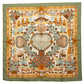 Hermes Carre 90 Decoupages Paper Cutout Scarf - Hermès