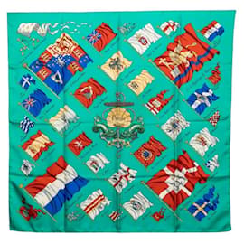 Hermes Carre 90 PAVOIS Ship Flag Sciarpa E Foulard - Hermès