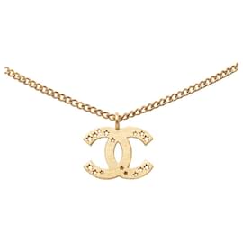 Collana con pendente a catena con il logo Coco di Chanel