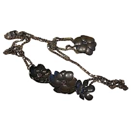 Louis Vuitton 07 AW Runway Brass Chain Flower Halskette
