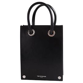 Mini borsa in pelle nera The Kooples