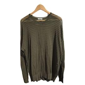 Top de punto Chloé de algodón caqui XS
