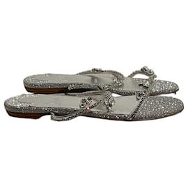 Christian Louboutin Sandali Louboutin Argento T.38
