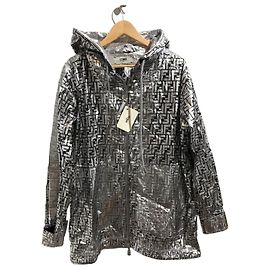 Fendi Jacke silber Gr. 40 Neu