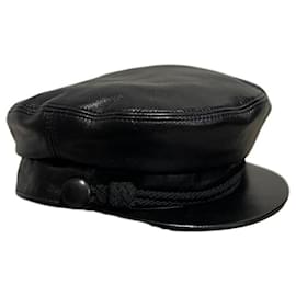 Saint Laurent Cap schwarz NEU