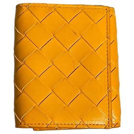 Monedero Bottega Veneta naranja