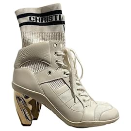 Botines Dior blancos T.37,5