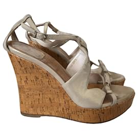 Sandali Dior con zeppa T.38,5