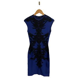 Kleid Alexander Mcqueen blau T.XS