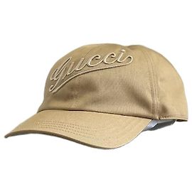 Cappellino Gucci beige T.XXL NUOVO
