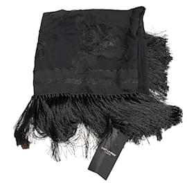 Foulard Saint Laurent nero NUOVO