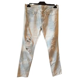J Brand Slim Fit Jeans Weiß Baumwolle Größe 29
