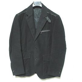 Autre Marque Chaqueta entallada de moleskine EPOCA UOMO