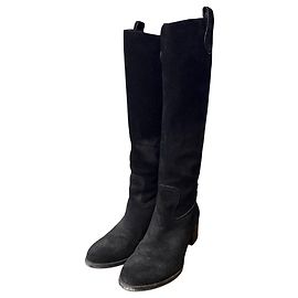 Gucci Wildleder-Lange Stiefel