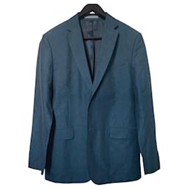 Giacca Kenzo blu navy in cotone e lino