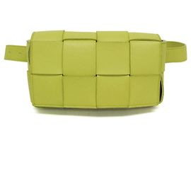 Marsupio/Borsa a tracolla in pelle Bottega Veneta Intrecciato Cassette