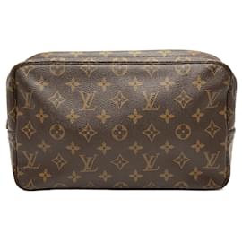 Louis Vuitton Marrone Monogram Trousse Toilette 28