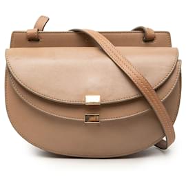 Chloé Brown Mini Calfskin Georgia Crossbody
