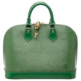 Louis Vuitton Green Epi Alma PM