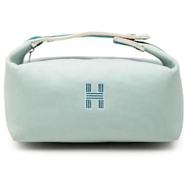 Custodia Hermès Blue Small Toile Bride A Brac