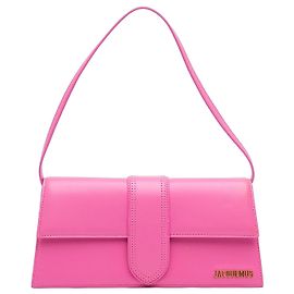 Jacquemus Bolso Le Bambino Long de piel rosa