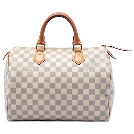 Louis Vuitton White Damier Azur Speedy 30