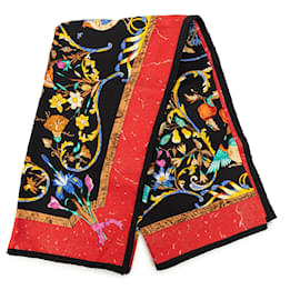 Sciarpa in seta Hermès Black Pierres d Orient et d Occiden 90