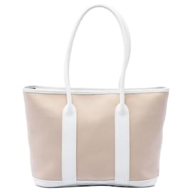 Hermès Garden Party Zip 30 in tela beige e Negonda
