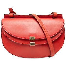 Chloé Borsa a tracolla Georgia in pelle di vitello rossa