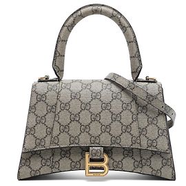 Borsa Gucci Beige Small The Hacker Project GG Supreme Hourglass