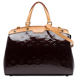Louis Vuitton Purple Monogram Vernis Brea MM